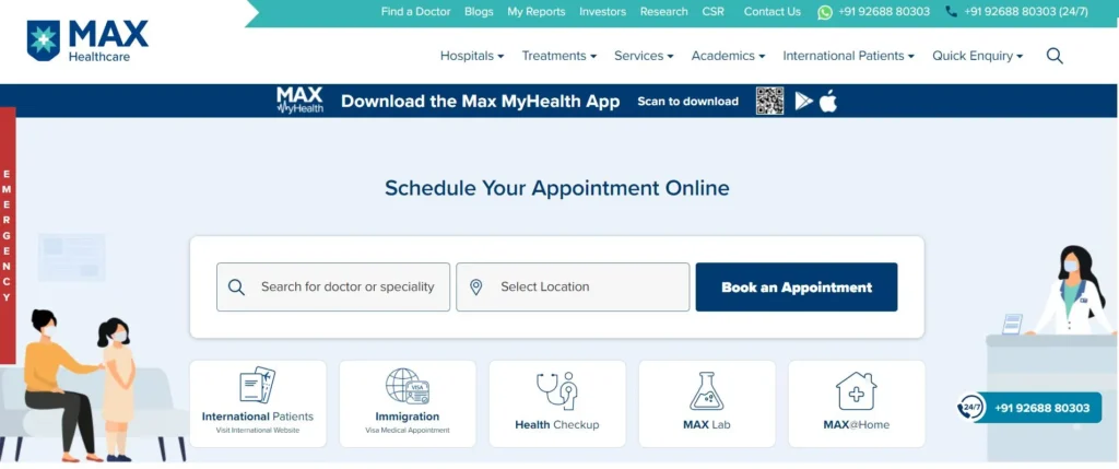 Hospital Website