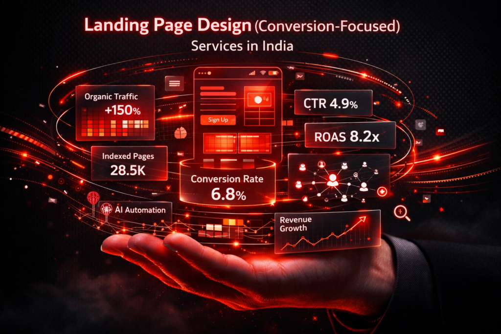 Landing Page Design (Conversion-Focused) Services in India