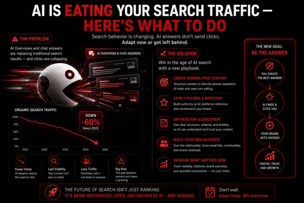 AI Overviews traffic loss