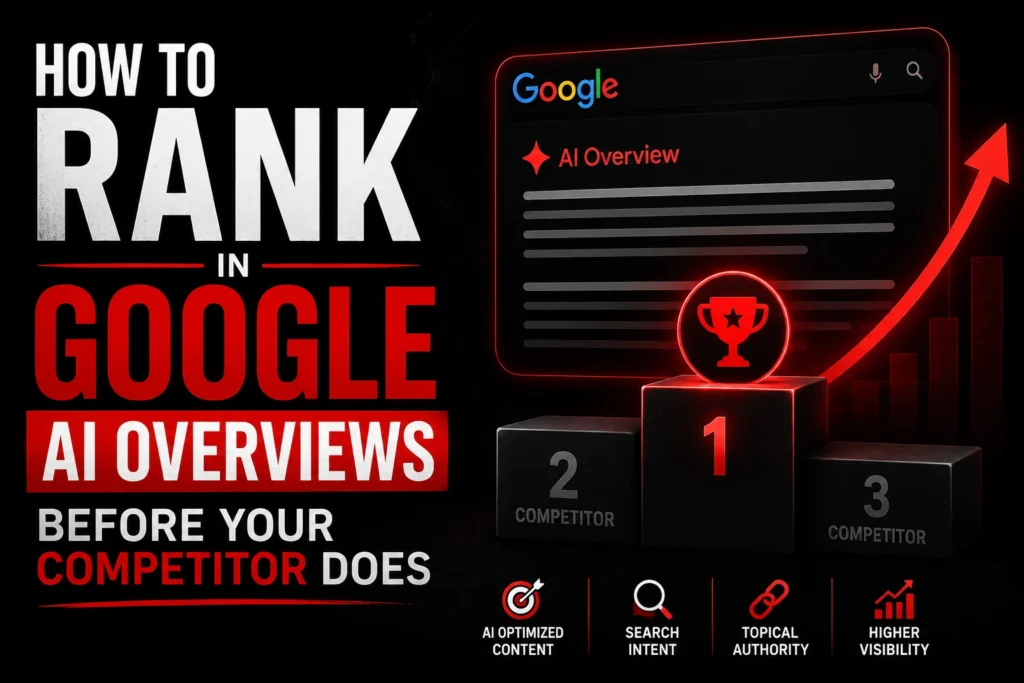 How to Rank in Google AI Overviews Before Your Competitor Does