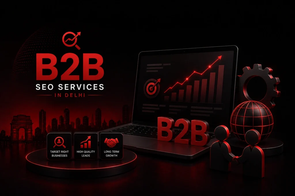 B2B SEO Services in Delhi - Digital Ultras helps businesses connect with decision-makers and generate high-quality B2B leads