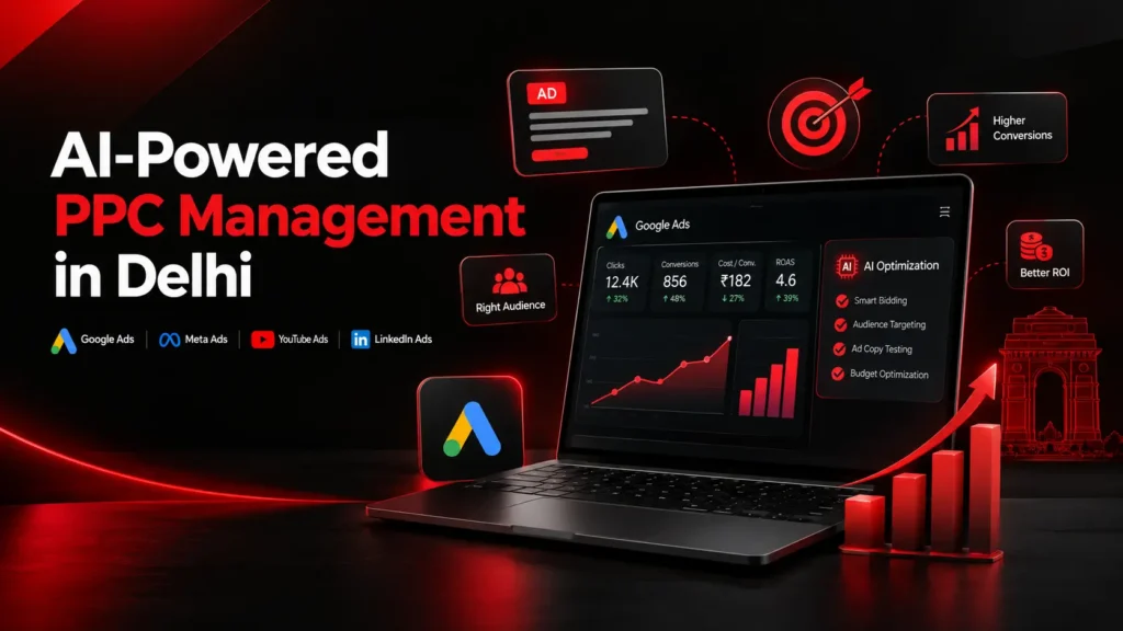 AI-Powered PPC Management in Delhi with Google Ads campaign analytics and optimization