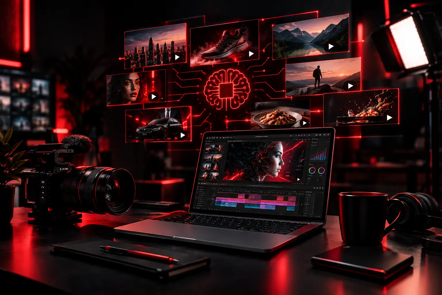 AI Video Agency in Delhi for AI video production, creative video creation, editing, animation, and digital marketing content.