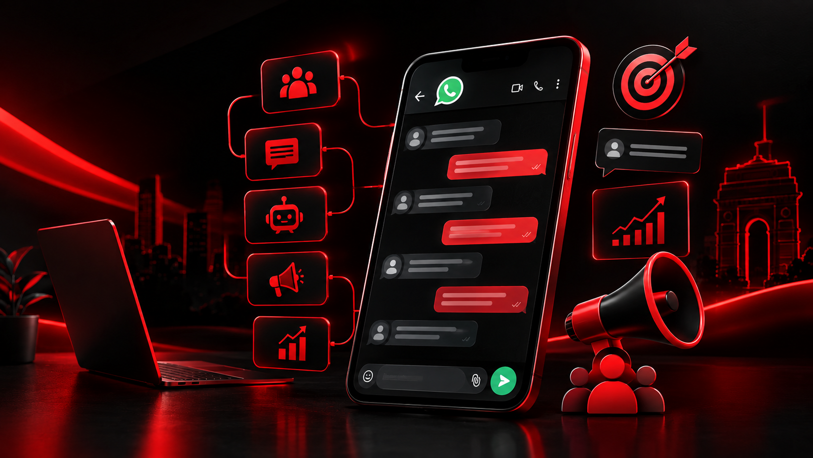 WhatsApp Marketing Automation in Delhi for automated messaging, lead follow-ups, and customer engagement